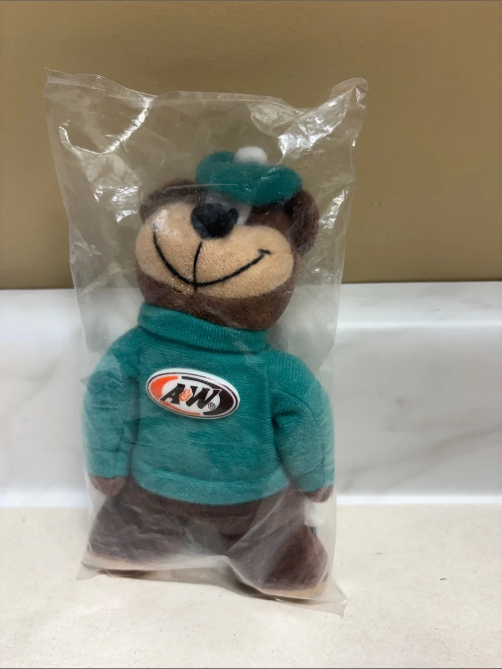 Bear Plush Toy - Teal Sweater